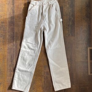 Off white/tan PacSun 90s carpenter denim